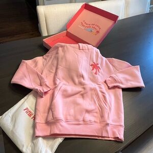 🌴🩷Pink Palm Puff Hoodie!